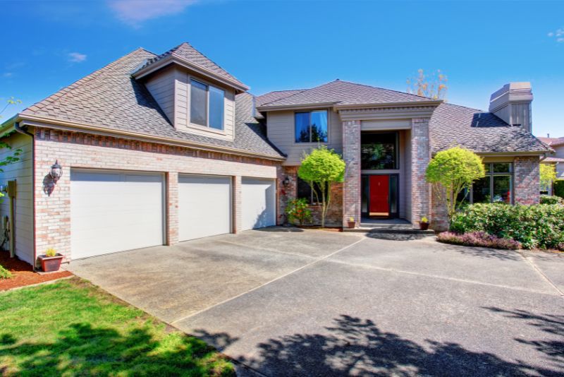 concrete driveway