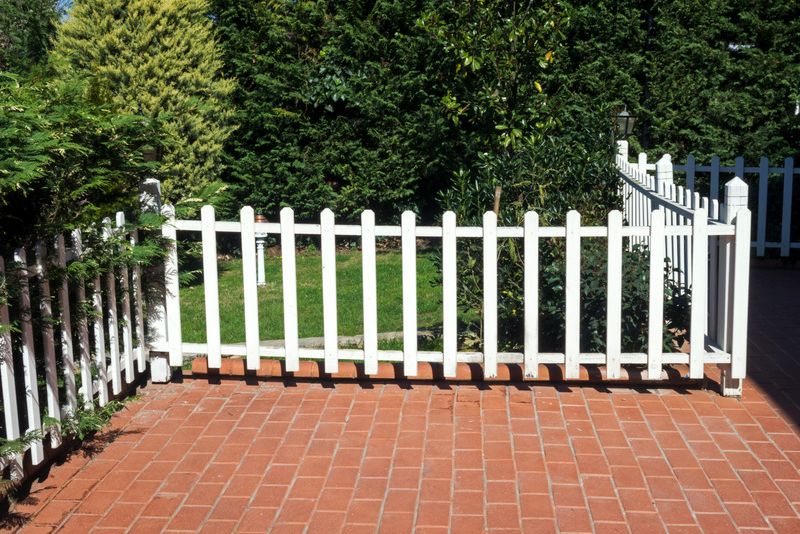 patio concrete slabs hobart solutions patio with white fence and concrete slabs