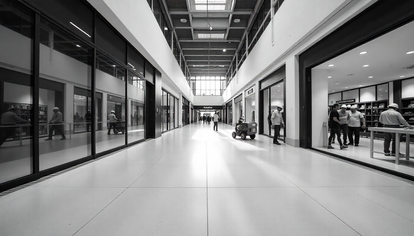 Concrete Kingston – Commercial Flooring Installation at Modern Shopping Center